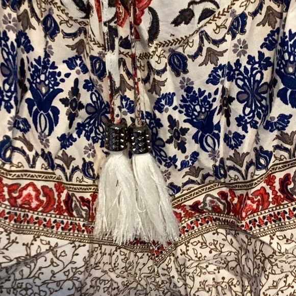 Forever 21 long sleeve bohemian print romper size small - Picture 5 of 7